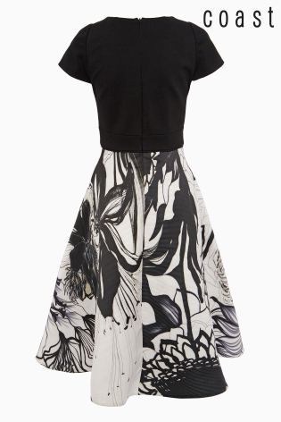 Black & White Coast Isabella Dress